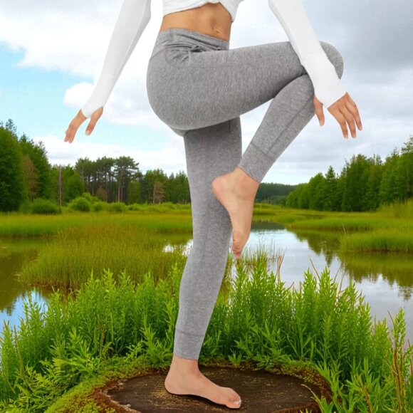 Aerie Offline Aerie Warmup Drawcord Legging in Gray Small - Picture 1 of 8